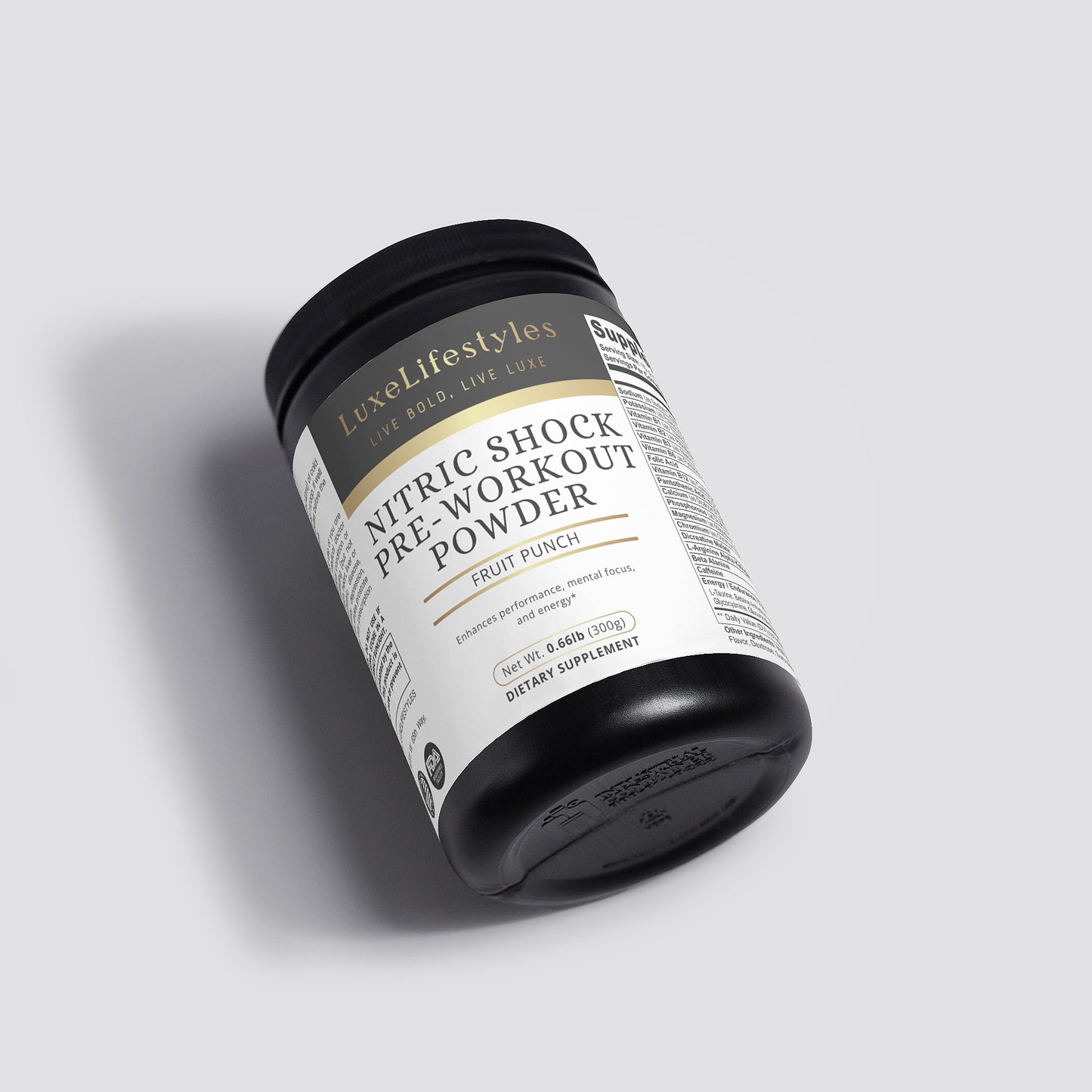 Nitric Shock Pre-Workout Powder (Fruit Punch)