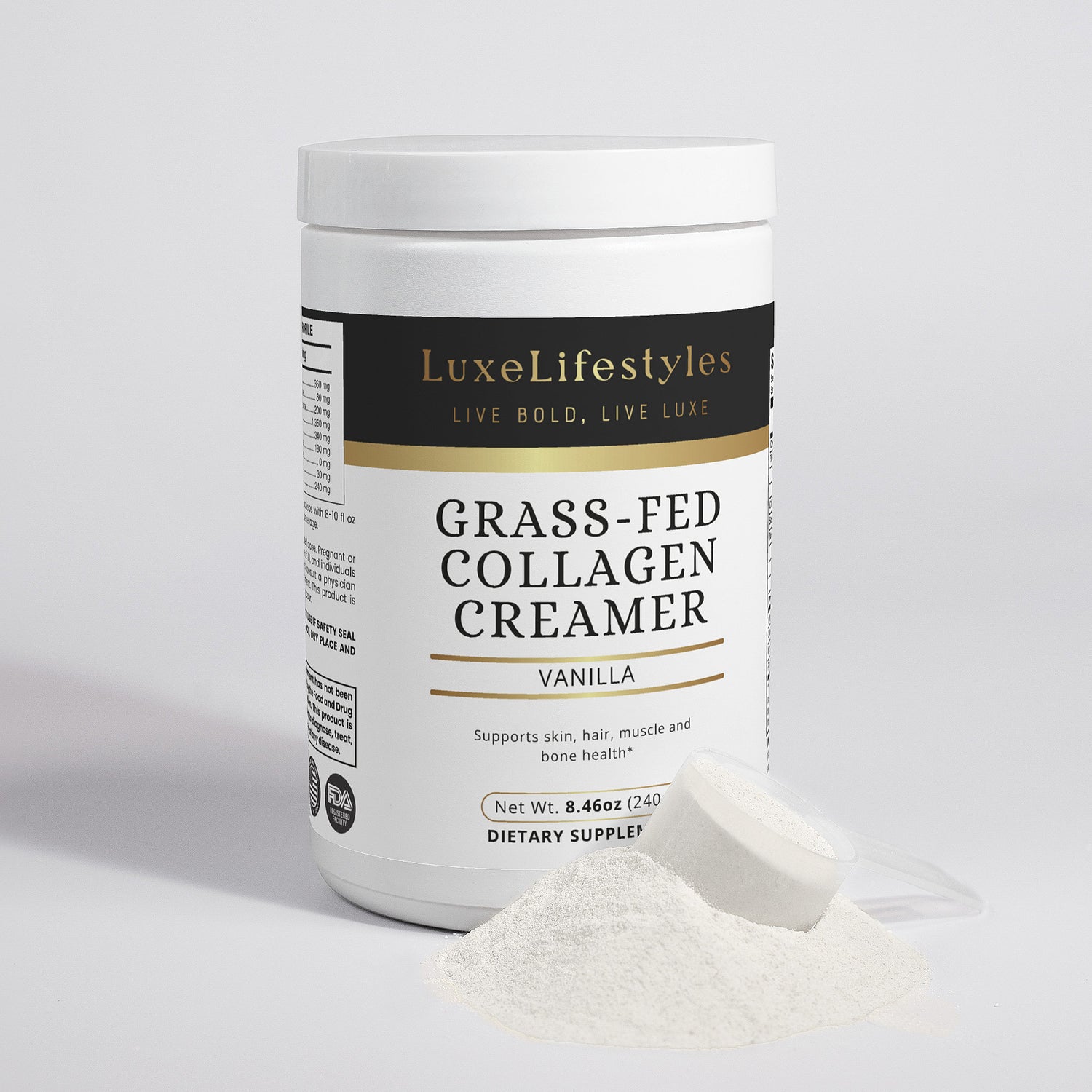 Grass-Fed Collagen Creamer (Vanilla)